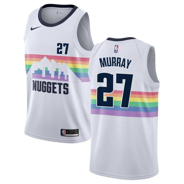 Jersey NBA - Denver Nuggets Branca City - Murray #27