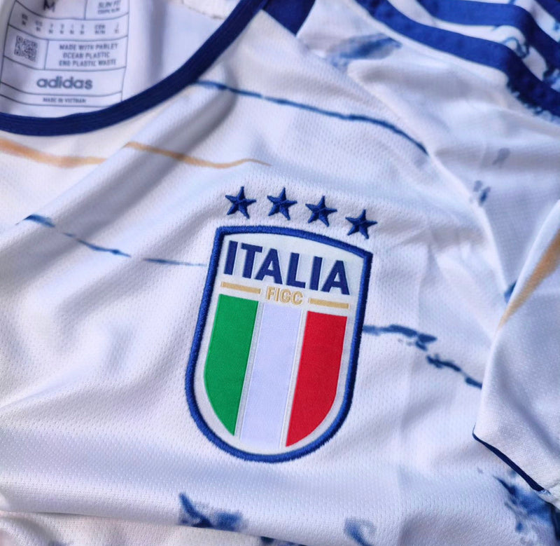 Jersey Italië Uit 2023-2024 Euro 2024 Kwalificatie Patch Set