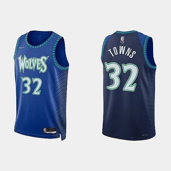 Jersey NBA Swingman - Timberwolves - City Edition 21-22 - Towns #32