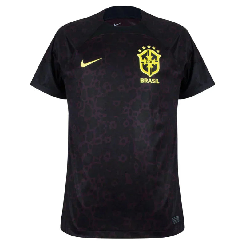 Jersey Of Goalkeeper Brazil 2022 Fan Nike Man - Negro