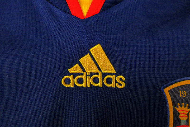 Jersey Retro Spanje 2010 Tweede Kit Blauw Marino