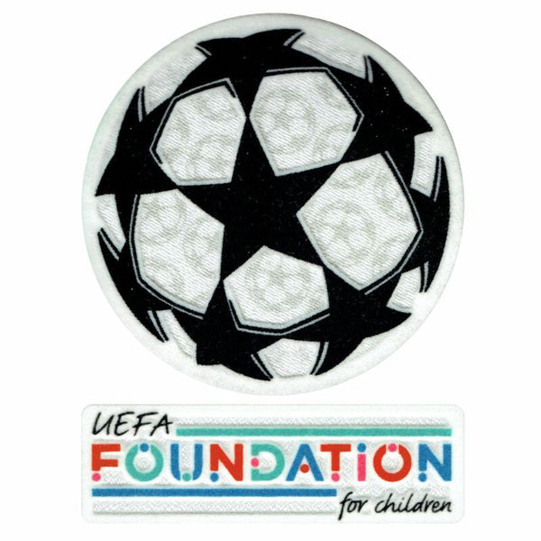 21-23 UCL Starball + UEFA Foundation Patch Set