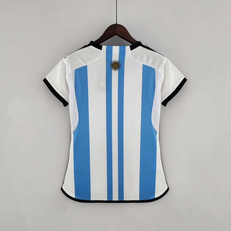 Argentinië Damesshirt - 3 STERREN - 2022