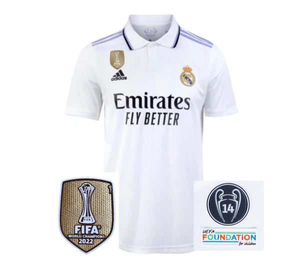 Jersey Real Madrid Champions CWC + UCL