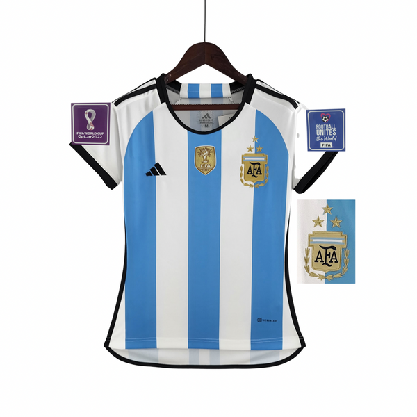 Argentinië Damesshirt 2022 - Wereldbekerpatch