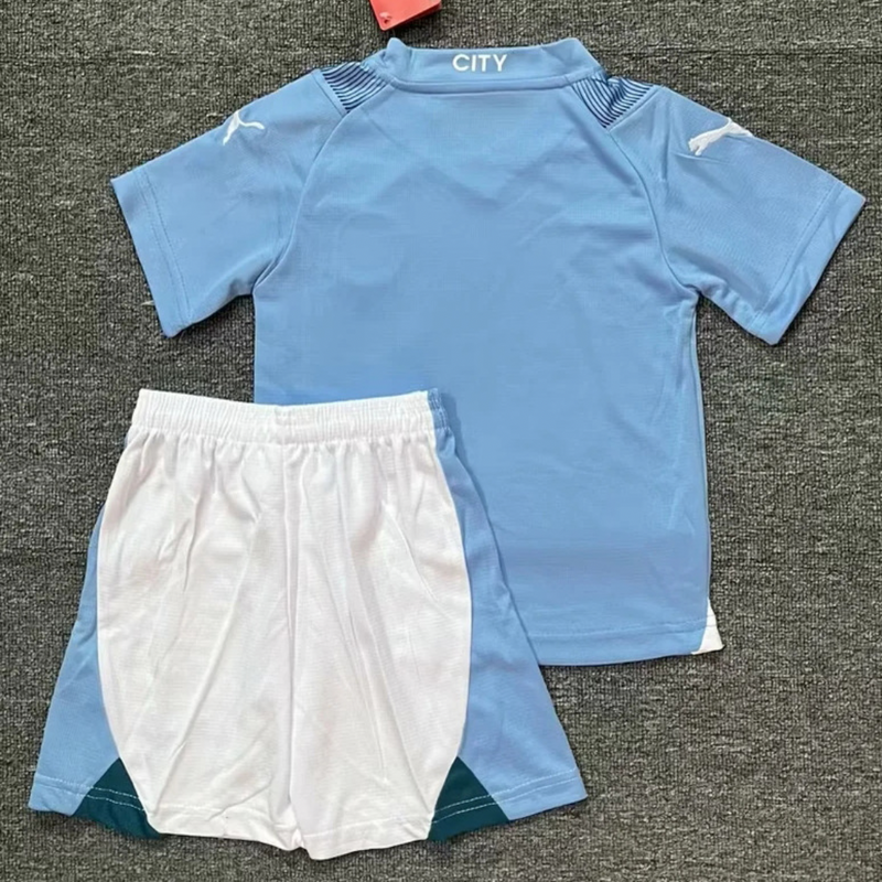 Manchester City Thuisshirt en Shorts voor kinderen 23/24